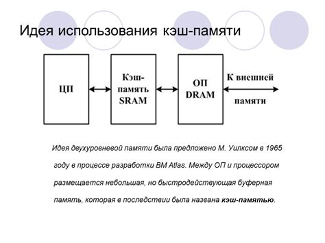 Основные преимущества использования кэш-памяти