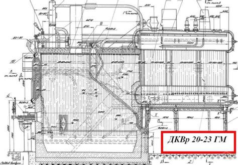 Основные технические параметры котла ДКВР 4 13