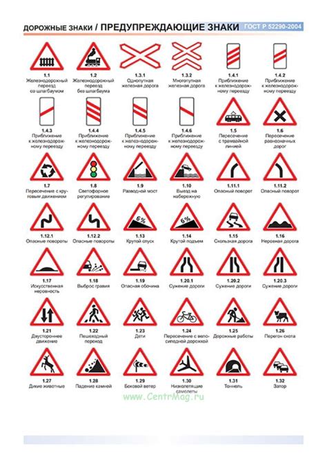 Особенности знака в красном треугольнике