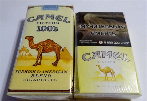 Особенности сигарет Camel