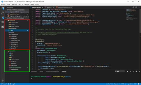 Открытие настроек Visual Studio Code