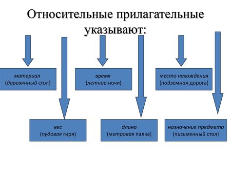 Относительные прилагательные: основные принципы и их применение