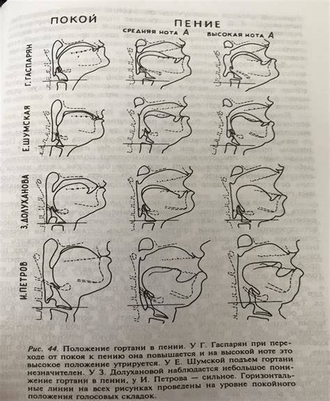 Отрегулируйте растяжку ленты гортани