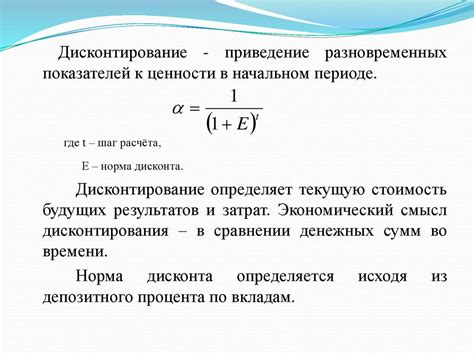 Оценка эффективности инвестиций