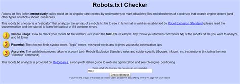 Ошибки в файле robots.txt