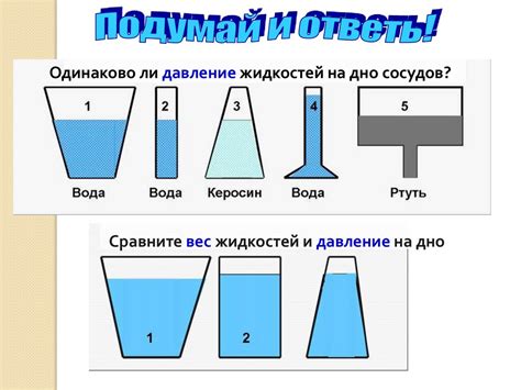 Подготовка сосуда и воды