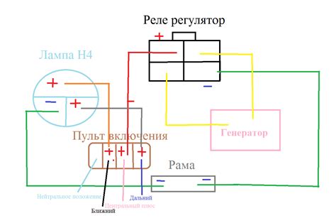 Подключение фар от аккумулятора