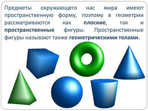 Положение фигур в пространстве