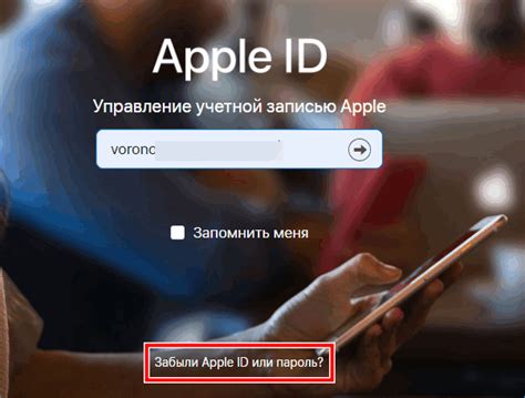 Получение доступа к аккаунту iCloud