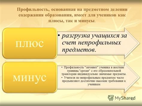 Польза непрофильных предметов