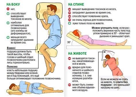 Правильная поза для сна при диастазе