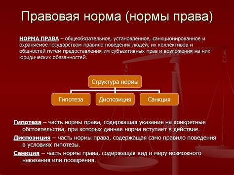 Правовые нормы и обязанности