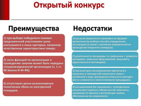 Преимущества и недостатки процедур