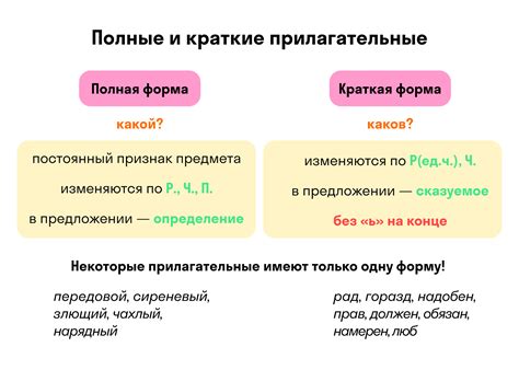 Прилагательное и наречие: различия и примеры