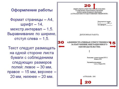 Пример оформления заголовков в реферате