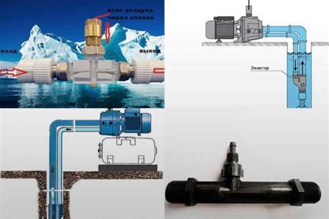 Принцип работы эжектора в насосной станции