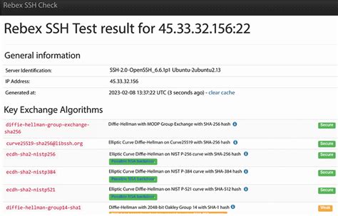 Проверка работы OpenSSH сервера