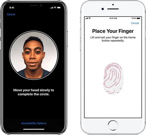 Проверка функционирования Touch ID и Face ID