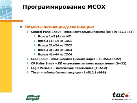 Программирование модуля управления