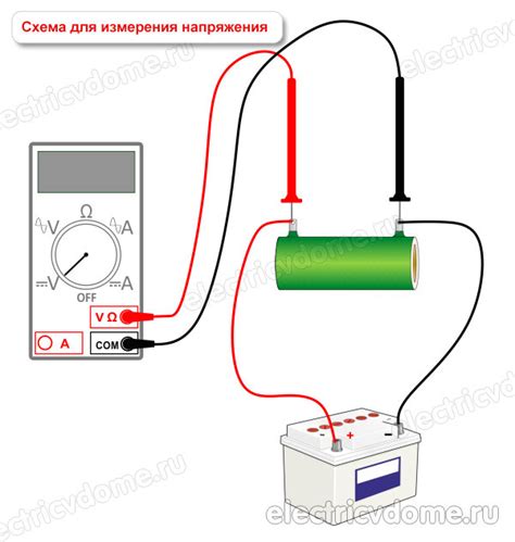 Процесс подключения мультиметра