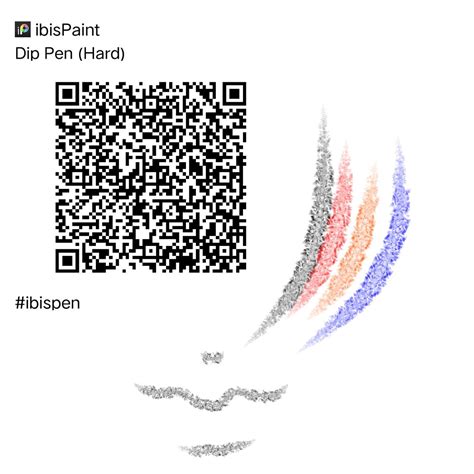 Процесс создания QR-кодов в Ibis Paint