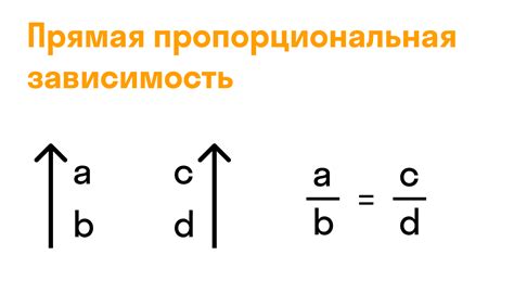 Различия в пропорциональности