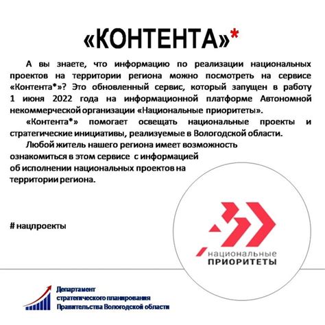 Распределение контента по странице