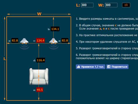 Расстановка акустики