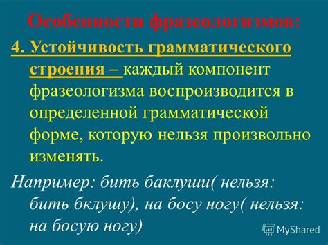 Реакция лингвистов на особенности фразеологизма