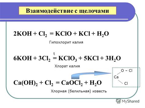 Реакция с кислотами и щелочами