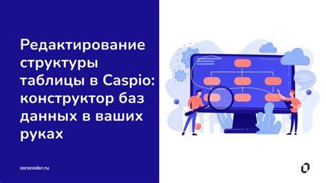 Редактирование структуры таблицы