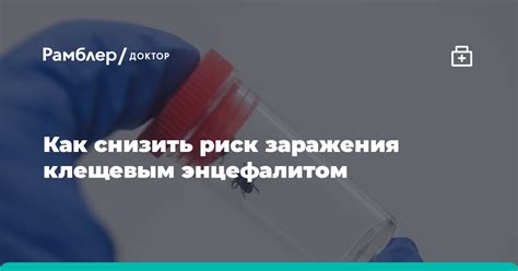 Риск заражения вирусным энцефалитом и радиус передачи