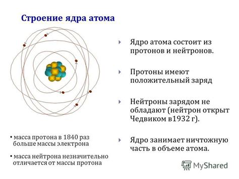 Роль протона в атоме