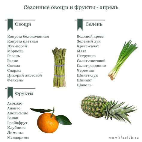 Сезонные фрукты в России
