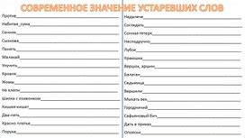 Современные значения названия