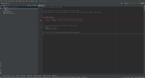 Создание нового проекта в PyCharm с поддержкой Jupyter