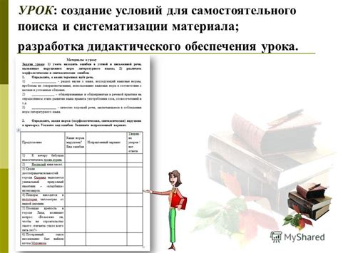 Создание условий для самостоятельного поиска решений