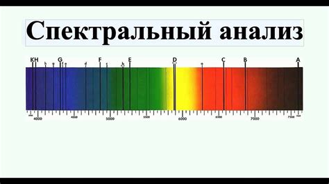 Спектральный анализ соединения