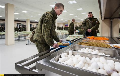 Специфика питания военнослужащих