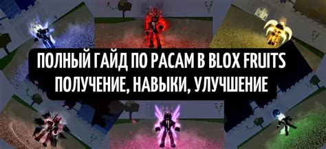 Способы определения расы в игре Blox Fruits