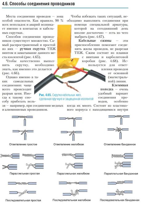 Способы соединения проводников