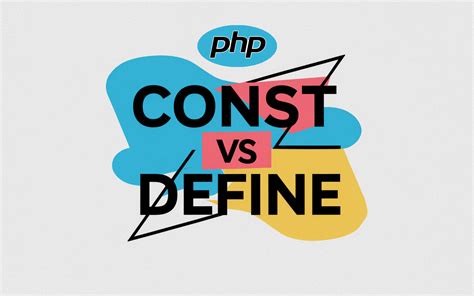 Сравнение define и const в PHP