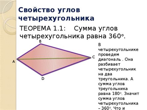 Теорема о количестве углов в четырехугольнике MNPQ