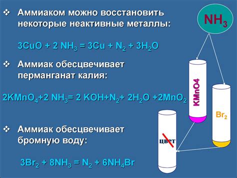 Тестирование уровня аммиака и нитритов