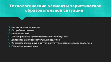 Технологические проблемы и их решение