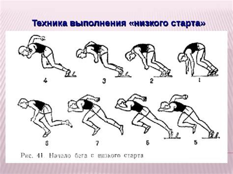 Тренировочный процесс по методу низкого старта