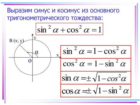 Тригонометрические и геометрические задачи