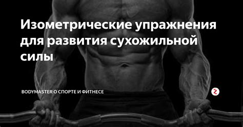 Увеличение сухожильной силы