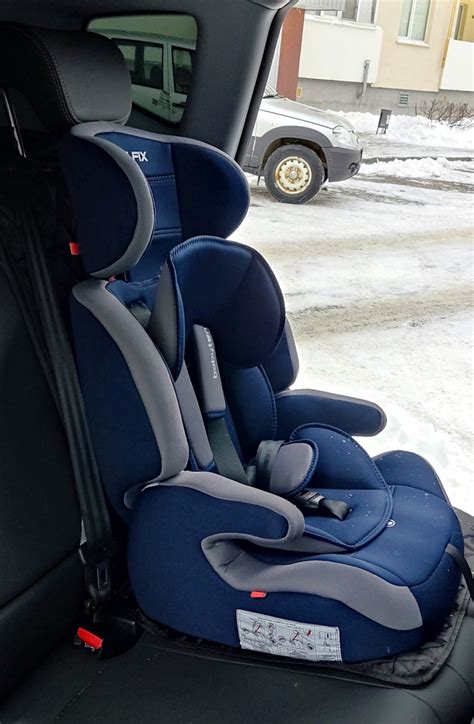 Установка кресла Isofix