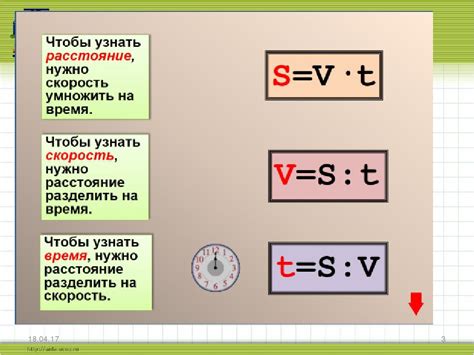 Учитывайте расстояние и время